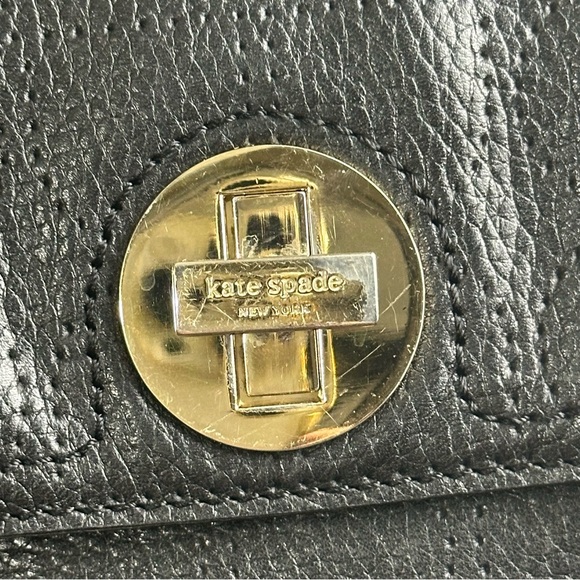 Kate Spade York Street Small Double Vanessa Noel Hobo Bag Black - Picture 3 of 9